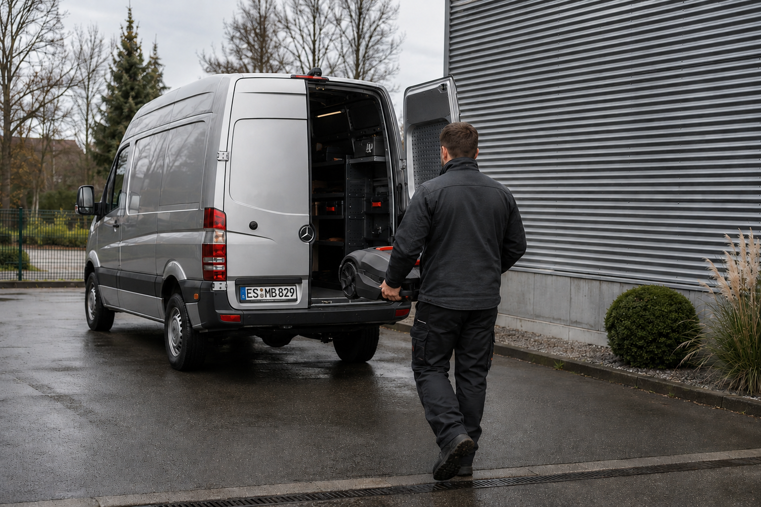 Fahrzeuge des Competence Center Schwaben für den Abholservice